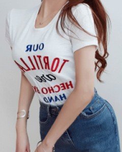 아워 코튼 반팔티