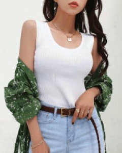 루킨 골지 유넥 니트 나시 티▨리미티드 20%▨