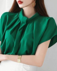 엘라 핀턱 블라우스