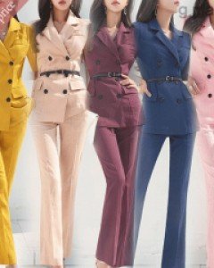 뮤즈 컬러 마 반팔 정장 세트 ⓟ▨리미티드 40%▨