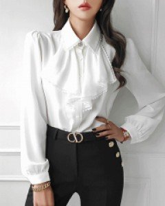 로맨틱 프릴 블라우스