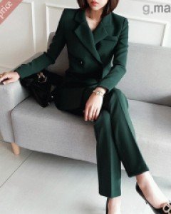 [체온UP] 컬러 뮤즈 더블 기모 정장세트 (2PCS) ⓟ    ▨리미티드 20%▨