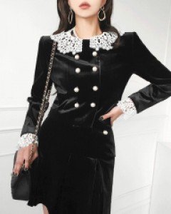 알뤼 벨벳 자켓 스커트 세트    ▨리미티드 30%▨