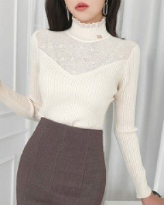 버니 오간자 골지 니트 ▨리미티드 10%▨