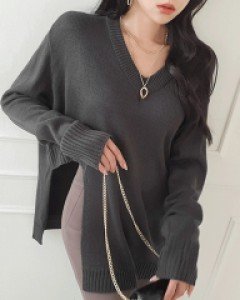 원터 트임 박시 니트▨리미티드 15%▨