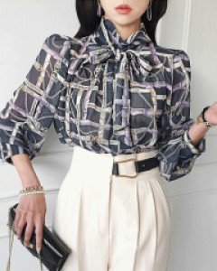 버클 메탈 블라우스  ▨리미티드 15%▨