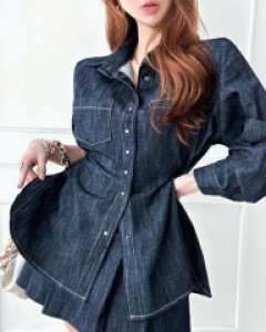 또또 데님 셔츠 스커트 세트▨리미티드 20%▨