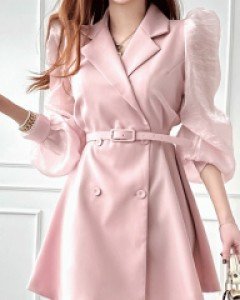 코어 자켓 원피스 (벨트세트)