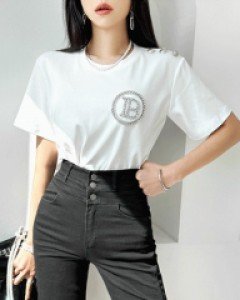 비 숄더 버튼 반팔티 ▨리미티드 20%▨