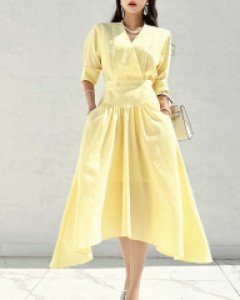 로우 노카라 롱 원피스(똑딱이증정) ◎