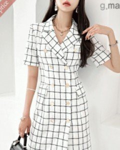 엠 체크 비엔나 원피스ⓟ 