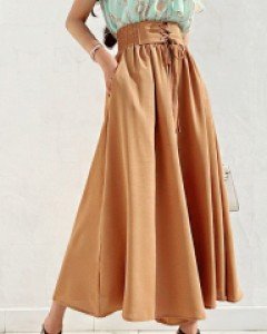 코르셋 쿨 와이드 팬츠