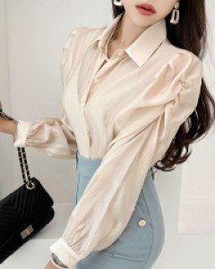 오뜨 셔링 블라우스  ▨리미티드 15%▨