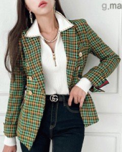 켓츠 그린 체크 자켓ⓟ ▨리미티드 15%▨