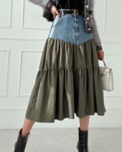 피톤치드 티어드 스커트