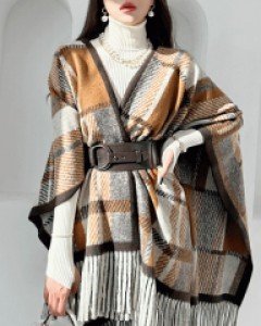 루이 체크 케이프 ▨리미티드 15%▨