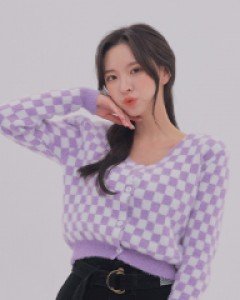 [무료배송] 체크 크롭 가디건 B201