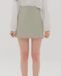 [무료배송] 사선 컬러 미니스커트 BS-B11010502