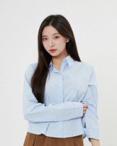 [무료배송] 데일리 크롭 셔츠 B0802