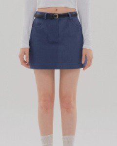 [무료배송] 로우라이즈 미니 스커트 B1502