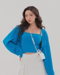 [무료배송] 플레인 컬러 슬리브리스 B2202