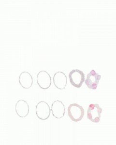 [무료배송] 하트 비즈 반지SET B0804