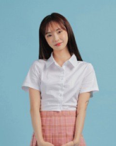 [무료배송] 뒷밴딩 스판 크롭 셔츠 B1904