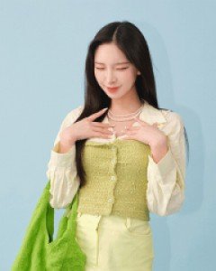 [무료배송] 스모크 탑 플라워 슬리브리스 B1305