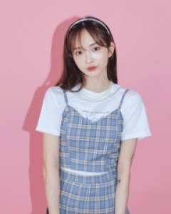 [무료배송] 체크 셋업 뷔스티에 B1705