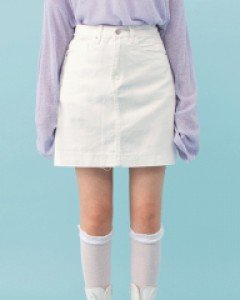 [무료배송] 데일리 코튼 미니스커트 B2705