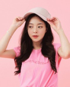 [무료배송] 파스텔 벨크로 썬캡 B1706