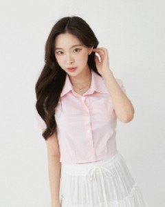 [무료배송] 포켓 슬림 반팔 셔츠 B2406