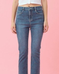 [무료배송] 밑단 컷팅 스판 스키니 팬츠 B1507