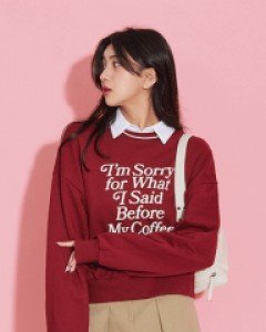 [무료배송] 레터링 포인트 맨투맨 B0908