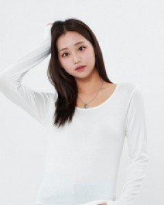[무료배송] 베이직 라운드 슬림 티 B2209