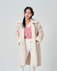 [무료배송] 안감 배색 무스탕 B1711