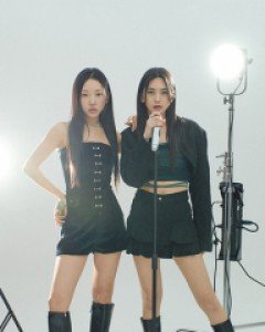 블랙핑크 후크 올인원 하프 점프수트 K1601