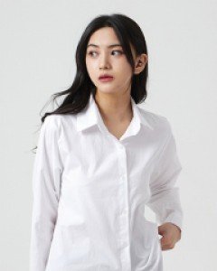 레인보우 심플 코튼 셔츠 KA2003