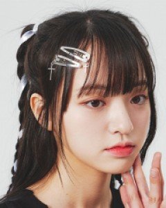 [무료배송] 십자가 드롭 실버 헤어핀 세트(2pcs) BA2103