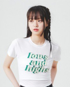 [무료배송] 로우 앤 하이 크롭 반팔 티셔츠 BA2103