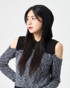 [무료배송] 레이어드 트임 후드 티셔츠 BA2803