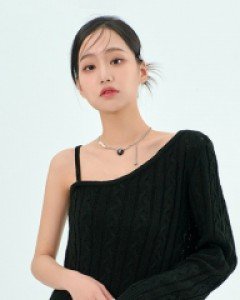 [무료배송] 언발 슬리브 꽈배기 니트 BA1804