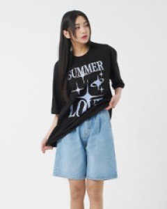 [무료배송] 더플 핀턱 밴딩 하프 팬츠 BA2504