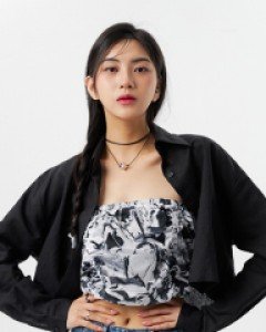 [무료배송] 언센 린넨 크롭 셔츠 BA0805