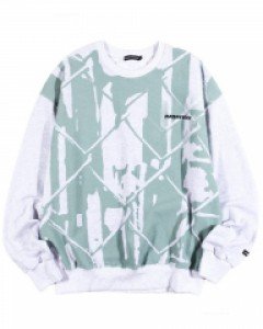 [NSTK] 스플릿 스웨트셔츠 (LIGHT MELANGE)_K21ZB504