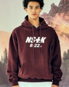 [NSTK] 0822 기모 후드 (BURGUNDY)(20FW-K025)