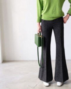Marcus wool wide slacks