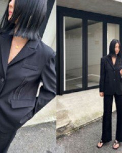 Smart black jacket & pants (주문폭주 리오더입고)