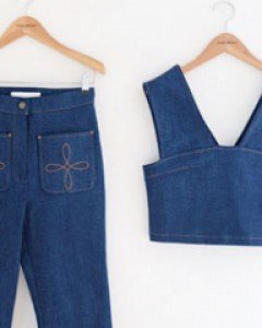 Denim & Vest  combi (리오더입고)