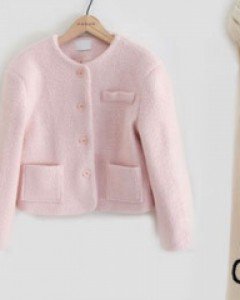 pink crop jacket